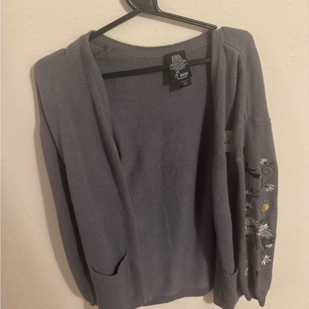 Her Universe Gray Knit Cardigan Sweater